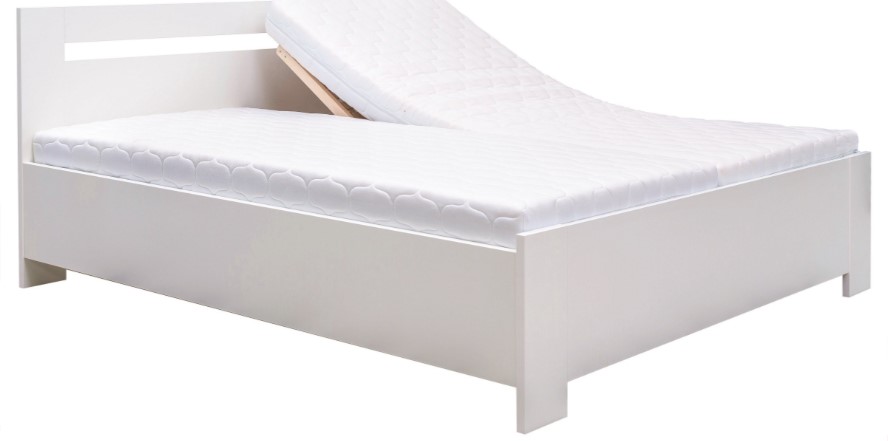 Dvoulůžko Hera s lamelovými rošty výška hlavového čela 110cm